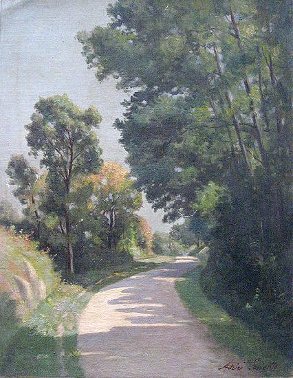 Adrien Lavieille Route de terre oil painting picture